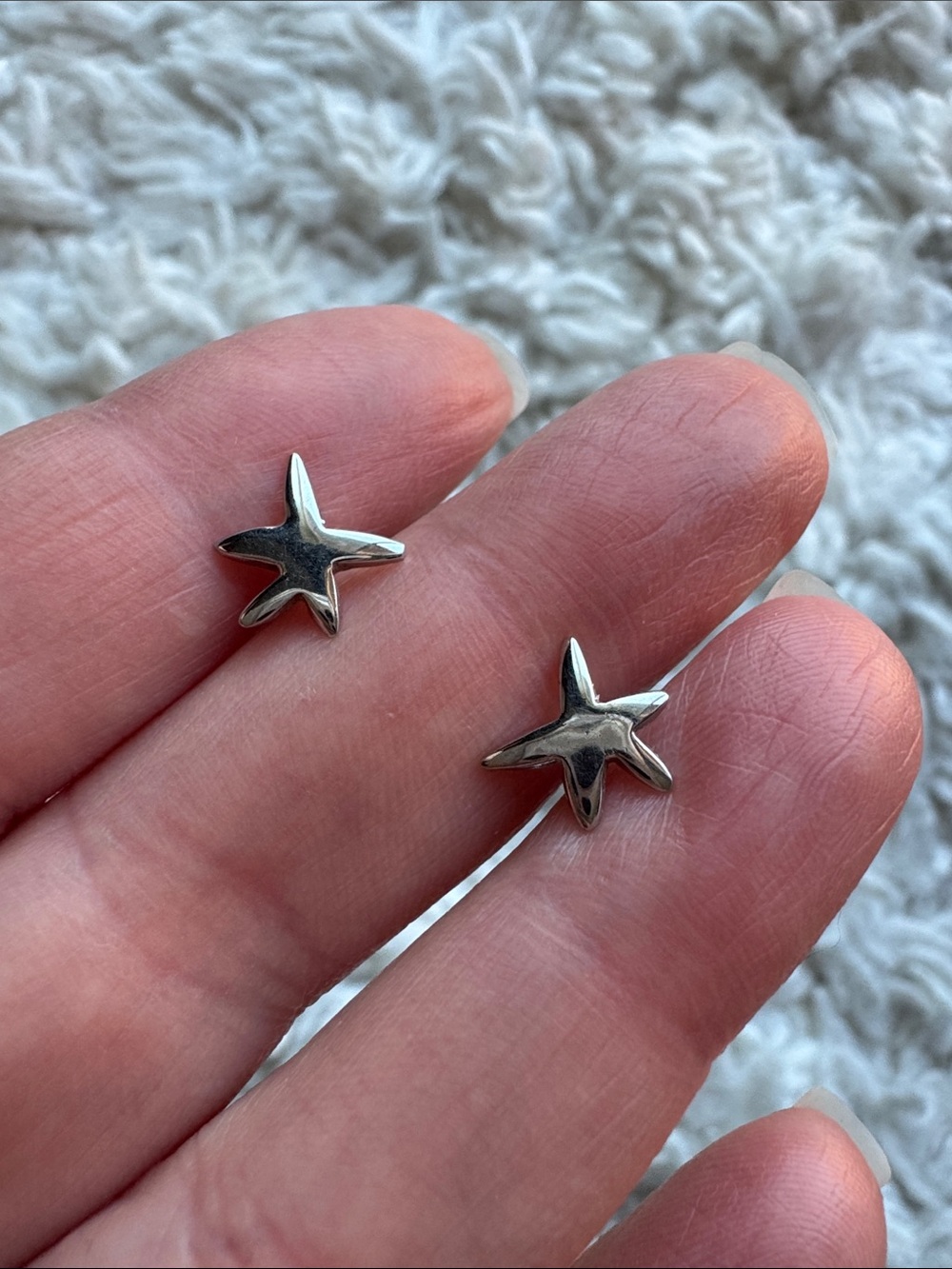 Sterling Silver Star Earrings